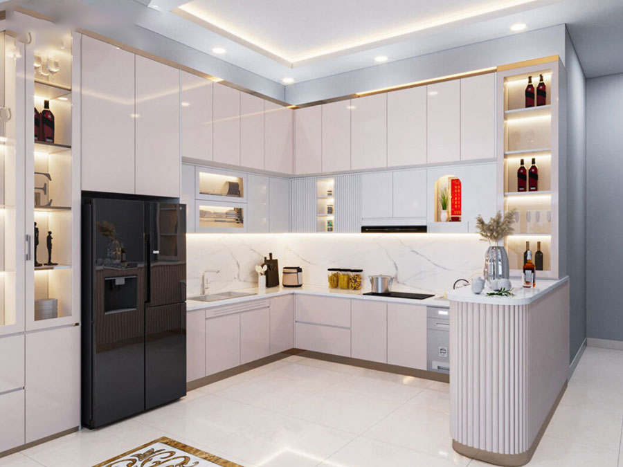 Phòng bếp có làm trần thạch cao được không ?